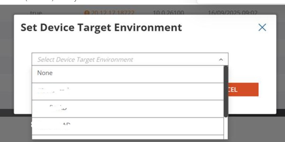 Target Enviroment